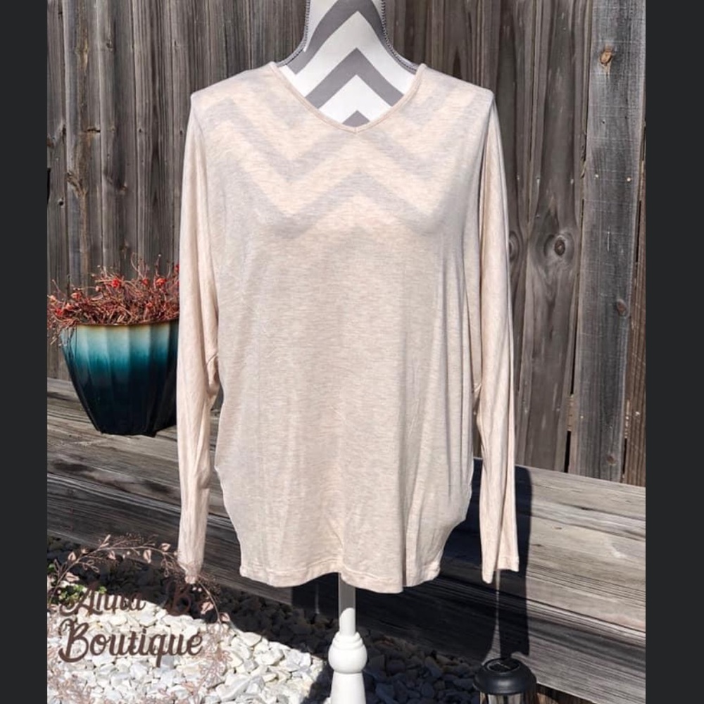 Beige dolman top